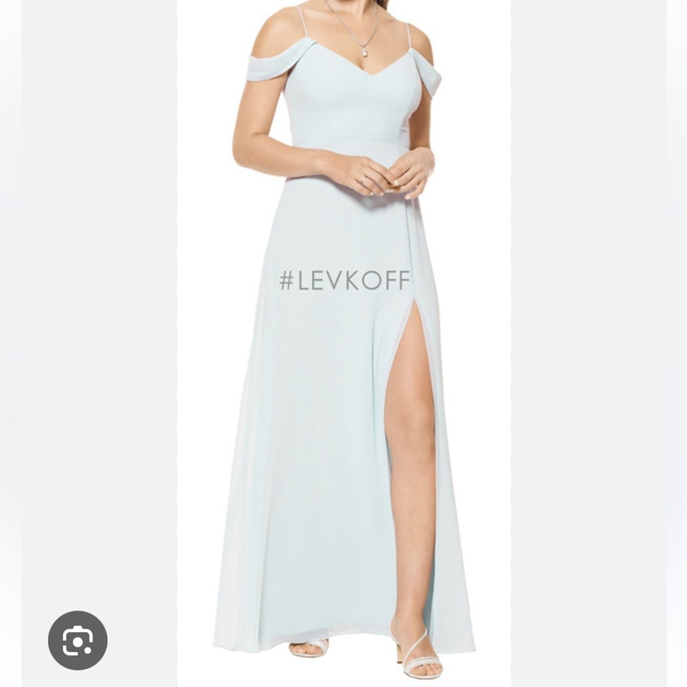 Levkoff Bridesmaids Dress in Mist - size 4